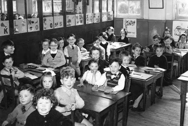 St Norbert's 1956 - classroom photo - Miss Curran's class